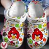 Angry Birds Game Crocs Crocband Clogs Shoes Comfortable For Men Women and Kids Style 1, Unique Gift From  Vesles2014S