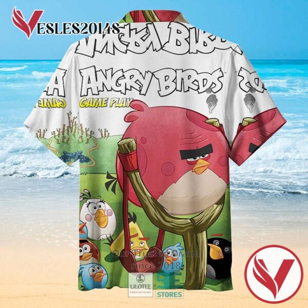 Angry Birdsâ€”Game Play Casual Hawaiian Shirt, Best Gifts For Summer Vesles2014S 2