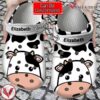 Animal Cow Face Print Personalized Clogs Shoes With Your Name, Unique Gift From  Vesles2014S