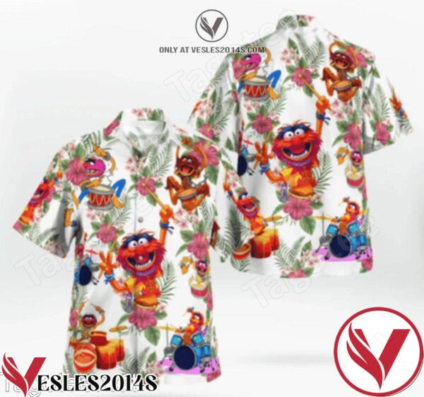 Animal The Muppet Hawaiian Shirt And Short, Unique Gifts For Friends - Vesles2014S 1