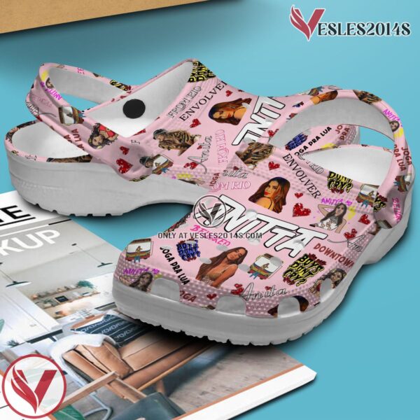 Anitta Music Crocs Crocband Clogs Shoes, Unique Gifts For Fans Style 1 - Vesles2014S 3