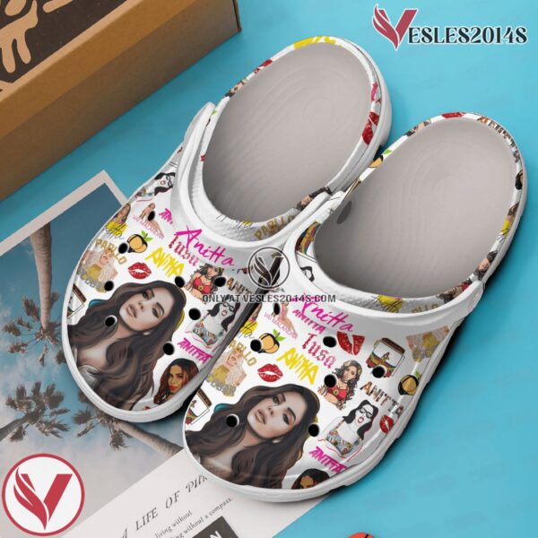 Anitta Music Crocs Crocband Clogs Shoes, Unique Gifts For Fans Style 2 - Vesles2014S 2