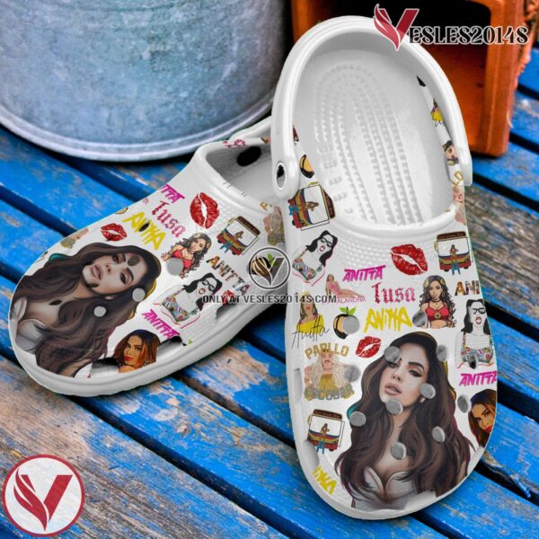Anitta Music Crocs Crocband Clogs Shoes, Unique Gifts For Fans Style 2 - Vesles2014S 3