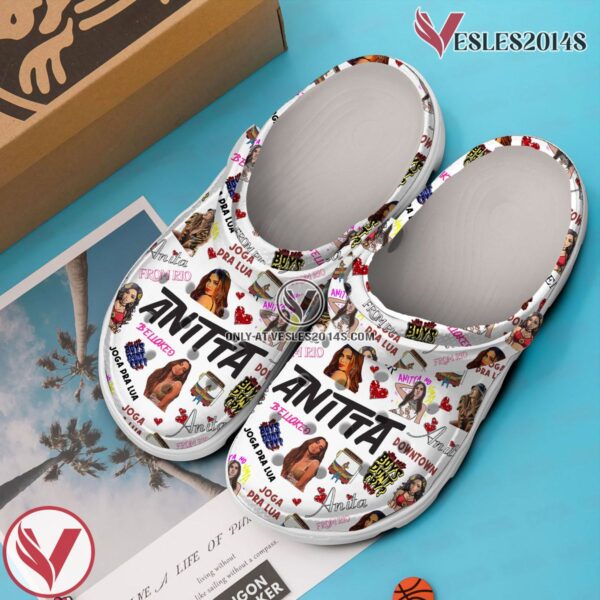 Anitta Music Crocs Crocband Clogs Shoes, Unique Gifts For Fans Style 4 - Vesles2014S 3