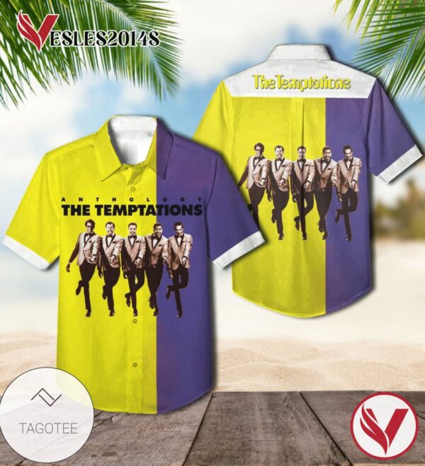 Anthology The Temptations Album Cover Hawaiian Shirt, Best Gift For Music Lovers Vesles2014S