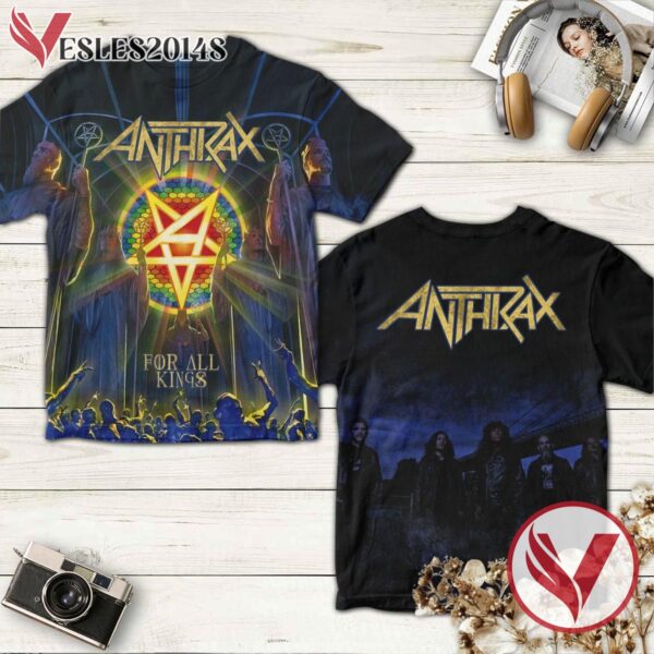 Anthrax For All Kings Album Cover Shirt, Perfect Gifts For Music Lovers - Vesles2014S