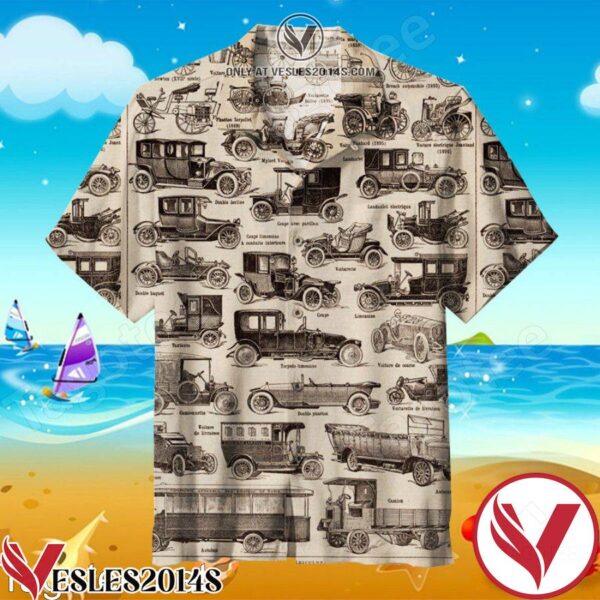 Antique Vehicle Hawaiian Shirt, Unique Gifts For Friends - Vesles2014S 1