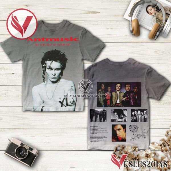 Antmusic The Very Best Of Adam Ant Compilation Album Cover Shirt, Unique Gifts For Music Lovers - Vesles2014S