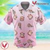 Anya Pattern Spy x Family Hawaiian Button Up Shirt, Perfect Gifts For Anime Lovers - Vesles2014S