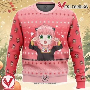 Anya Spy x Family Ugly Christmas Sweater, Unique Christmas Gift For Fans - Vesles2014S