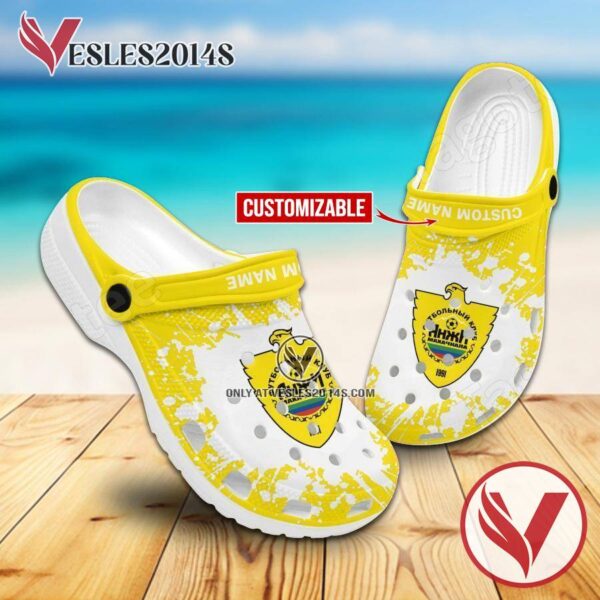 Anzhi Makhachkala Custom Name Crocs Clogs, Unique Footwear For Fans