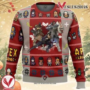 Apex Legends Ugly Christmas Sweater, Unique Christmas Gift For Fans - Vesles2014S
