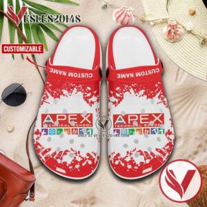 Apex Technical School Crocs Classic Clogs, Unique Footwear For Fans 1