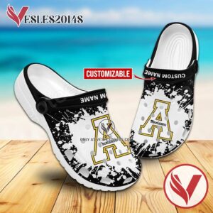 Appalachian State Logo Custom Crocs Clogs, Unique Footwear For Fans