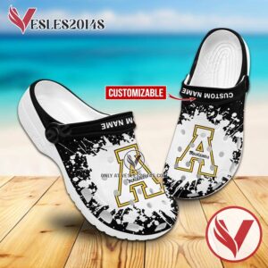 Appalachian State University Custom Crocs Clogs, Unique Footwear For Fans