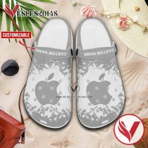 Apple Brand Crocs Clogs, Unique Footwear For Fans 1