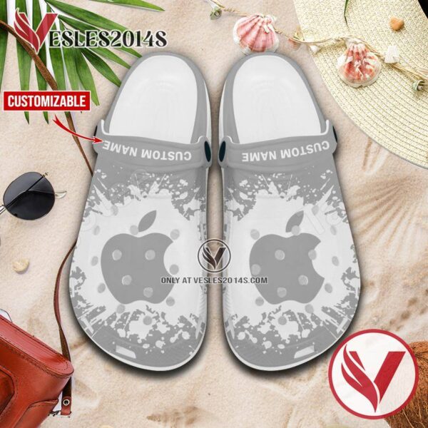 Apple Brand Crocs Clogs, Unique Footwear For Fans 1
