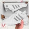 Apple Logo Print Stan Smith Shoes, Unique Sneaker For Fans - Vesles2014s