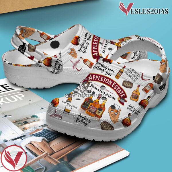 Appleton Estate Drinks Crocs Crocband Clogs Shoes Comfortable For Men Women and Kids, Unique Gift From  Vesles2014S 2
