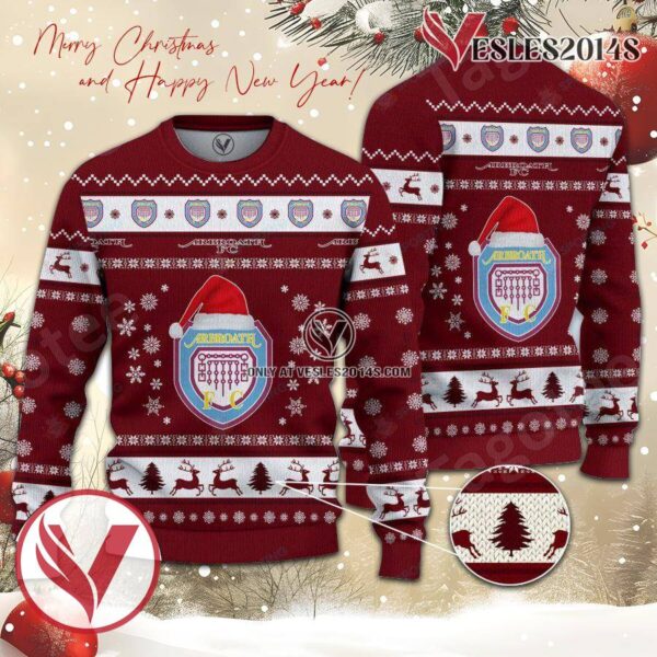 Arbroath F.C. Sport Ugly Christmas Sweater, Unique Gifts For Fans - Vesles2014aS 1