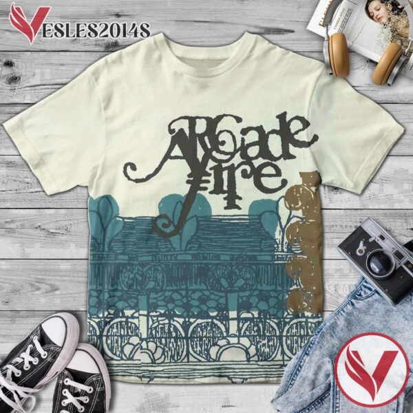 Arcade Fire Self-titled Album Cover Shirt, Perfect Gifts For Music Lovers - Vesles2014S