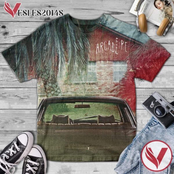 Arcade Fire The Suburbs Album Cover Shirt, Perfect Gifts For Music Lovers - Vesles2014S
