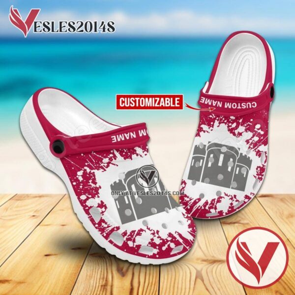 Arcadia University Logo Crocs Clogs, Unique Footwear For Fans