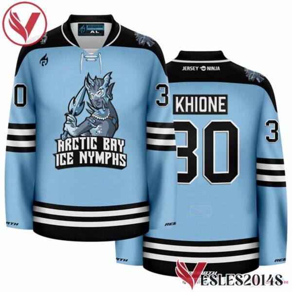 Arctic Bay Ice Nymphs Khione Customize Hockey Jersey, Trending Gifts For Fans - Vesles2014s 1