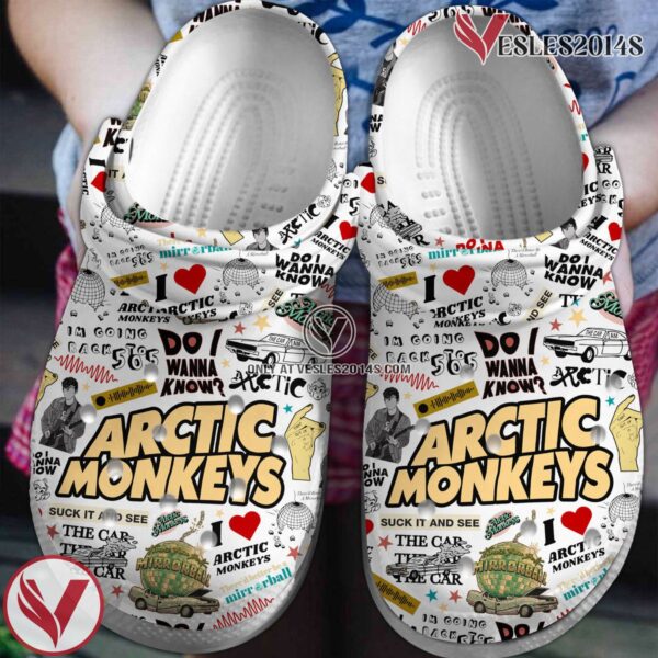Arctic Monkeys Music Crocs Crocband Clogs Shoes, Unique Gifts For Fans Style 1 - Vesles2014S