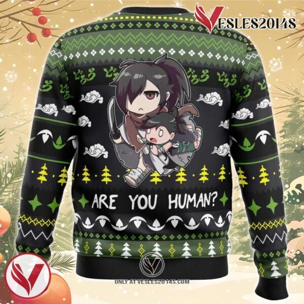 Are You Human Dororo Ugly Christmas Sweater, Unique Christmas Gift For Fans - Vesles2014S 1
