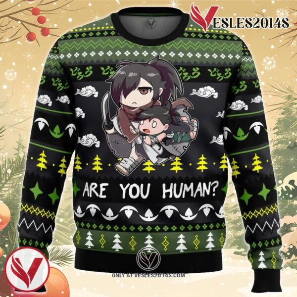 Are You Human Dororo Ugly Christmas Sweater, Unique Christmas Gift For Fans - Vesles2014S