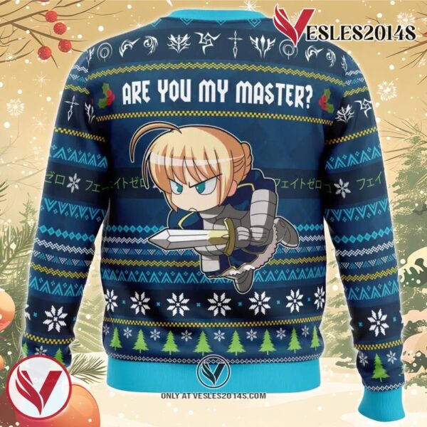 Are You My Master Fate Zero Ugly Christmas Sweater, Unique Christmas Gift For Fans - Vesles2014S 1