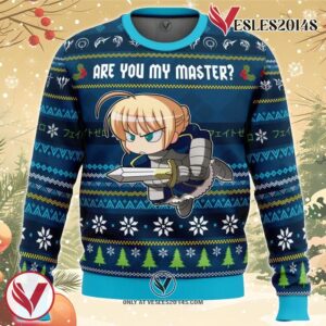 Are You My Master Fate Zero Ugly Christmas Sweater, Unique Christmas Gift For Fans - Vesles2014S