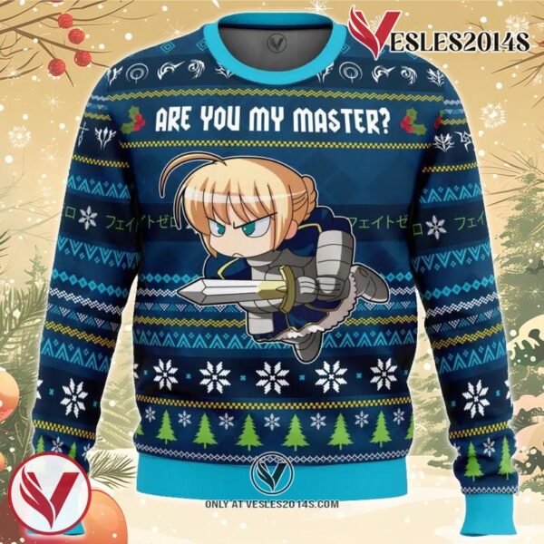 Are You My Master Fate Zero Ugly Christmas Sweater, Unique Christmas Gift For Fans - Vesles2014S