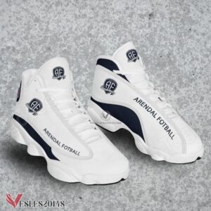 Arendal Fotball Logo Air Jordan 13 Shoes, Best Sneaker Gifts For Fans - Vesles2014s