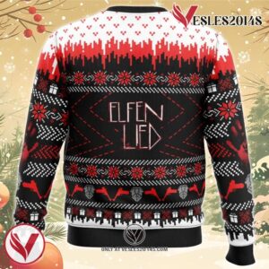 Aren’t We All Monster On The Inside Elfen Lied Ugly Christmas Sweater, Unique Christmas Gift For Fans - Vesles2014S 1