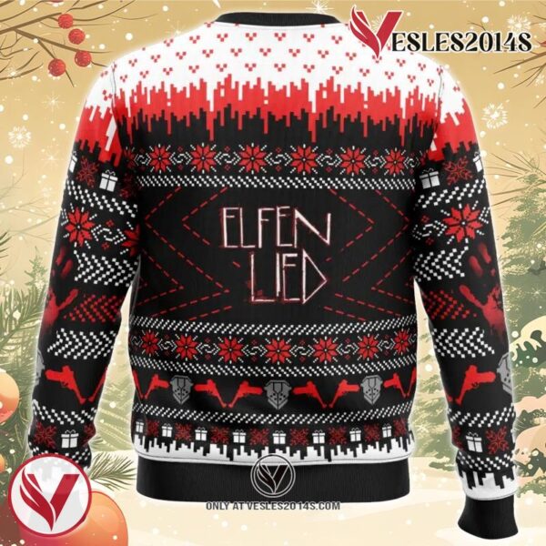 Aren’t We All Monster On The Inside Elfen Lied Ugly Christmas Sweater, Unique Christmas Gift For Fans - Vesles2014S 1