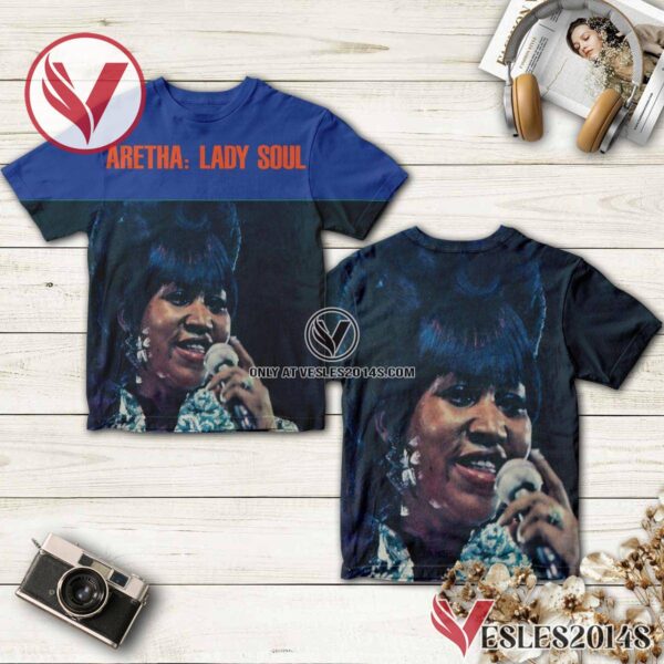 Aretha Franklin Lady Soul Album Cover Shirt, Unique Gifts For Music Lovers - Vesles2014S
