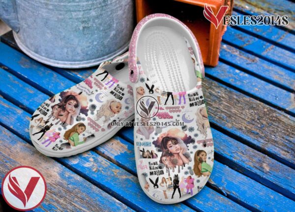 Ariana Grande Music Crocs Crocband Clogs Shoes, Unique Gifts For Fans Style 1 - Vesles2014S 2