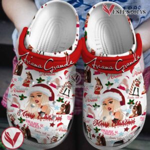 Ariana Grande Music Crocs Crocband Clogs Shoes, Unique Gifts For Fans Style 8 - Vesles2014S