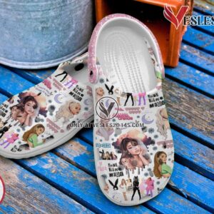 Ariana Grande Music Premium Crocs Crocband Clogs Shoes, Unique Gifts For Fans - Vesles2014S 2