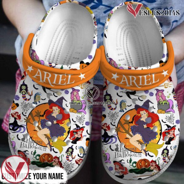 Ariel Movie Crocs Crocband Clogs Shoes Comfortable For Men Women and Kids Style 2 - Vesles2014S