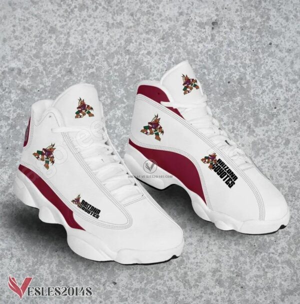 Arizona Coyotes Logo Air Jordan 13 Shoes, Best Sneaker Gifts For Fans - Vesles2014s