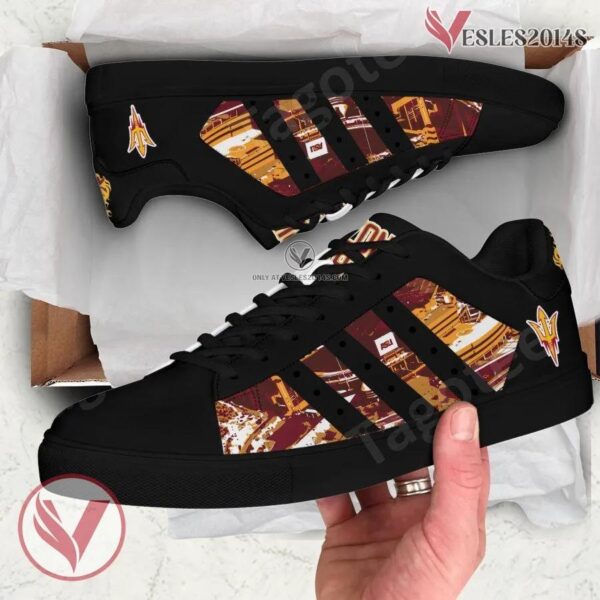 Arizona State Sun Devils Print Stan Smith Shoes, Best Sneaker For Fans - Vesles2014s