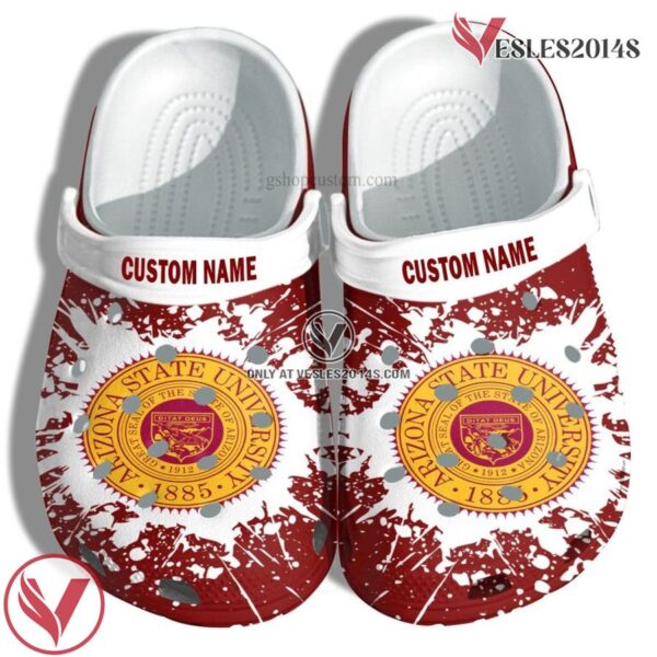 Arizona State University Graduation Gifts Croc Shoes Customize- Admission Gift Shoes, Unique Gift From  Vesles2014S