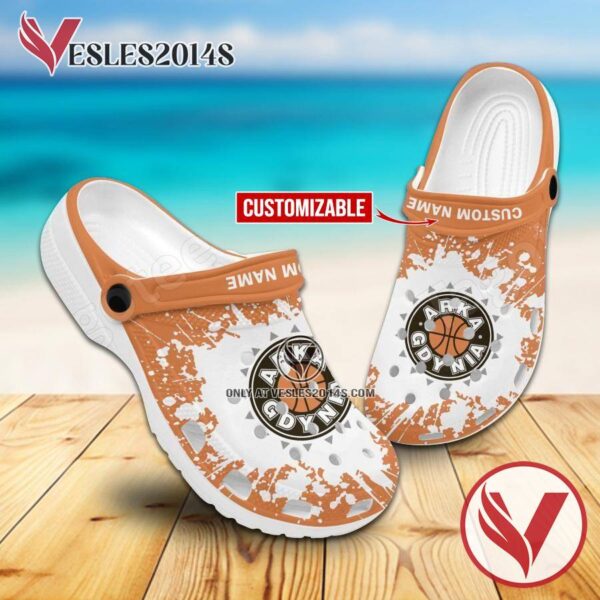 Arka Gdynia Crocs Clogs, Unique Footwear For Fans