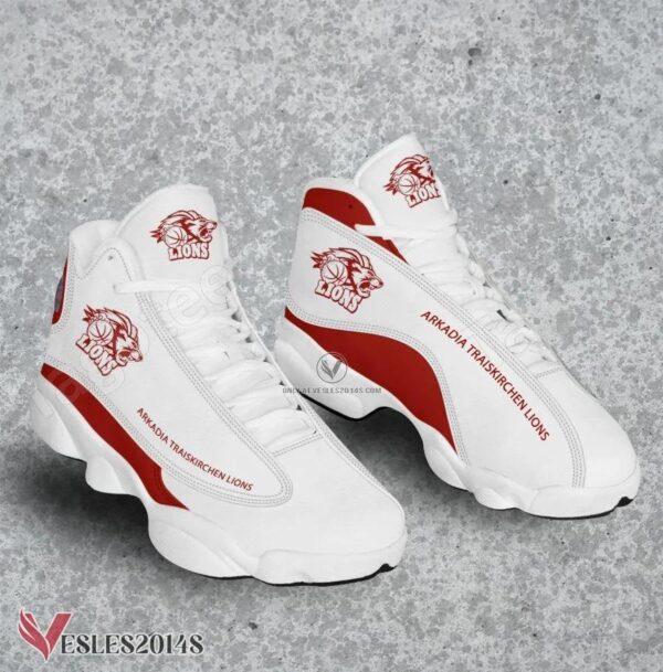 Arkadia Traiskirchen Lions Logo Air Jordan 13 Shoes, Best Sneaker Gifts For Fans - Vesles2014s
