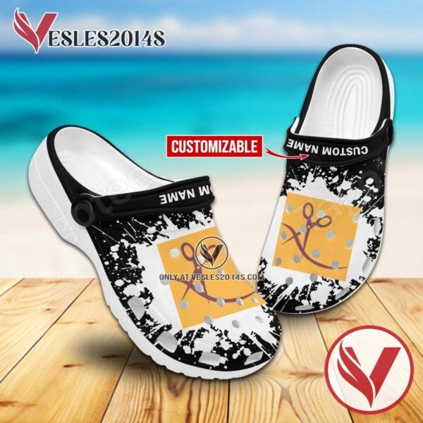 Arkansas College of Barbering and Hair Design Crocs Classic Clogs, Unique Footwear For Fans