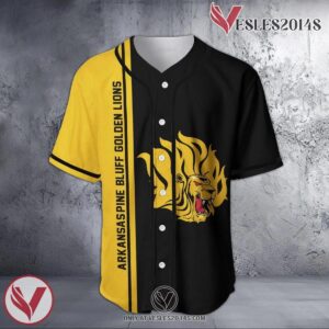 Arkansas-Pine Bluff Golden Lions Baseball Jersey Half Style NCAA, Unique Gifts For Fans - Vesles2014s