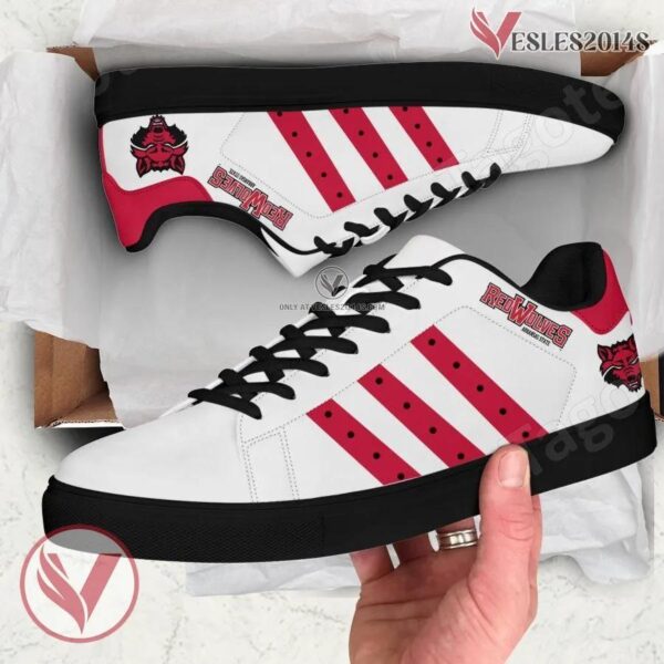 Arkansas State NCAA Stan Smith Shoes For Men And Womens - Vesles2014s 1